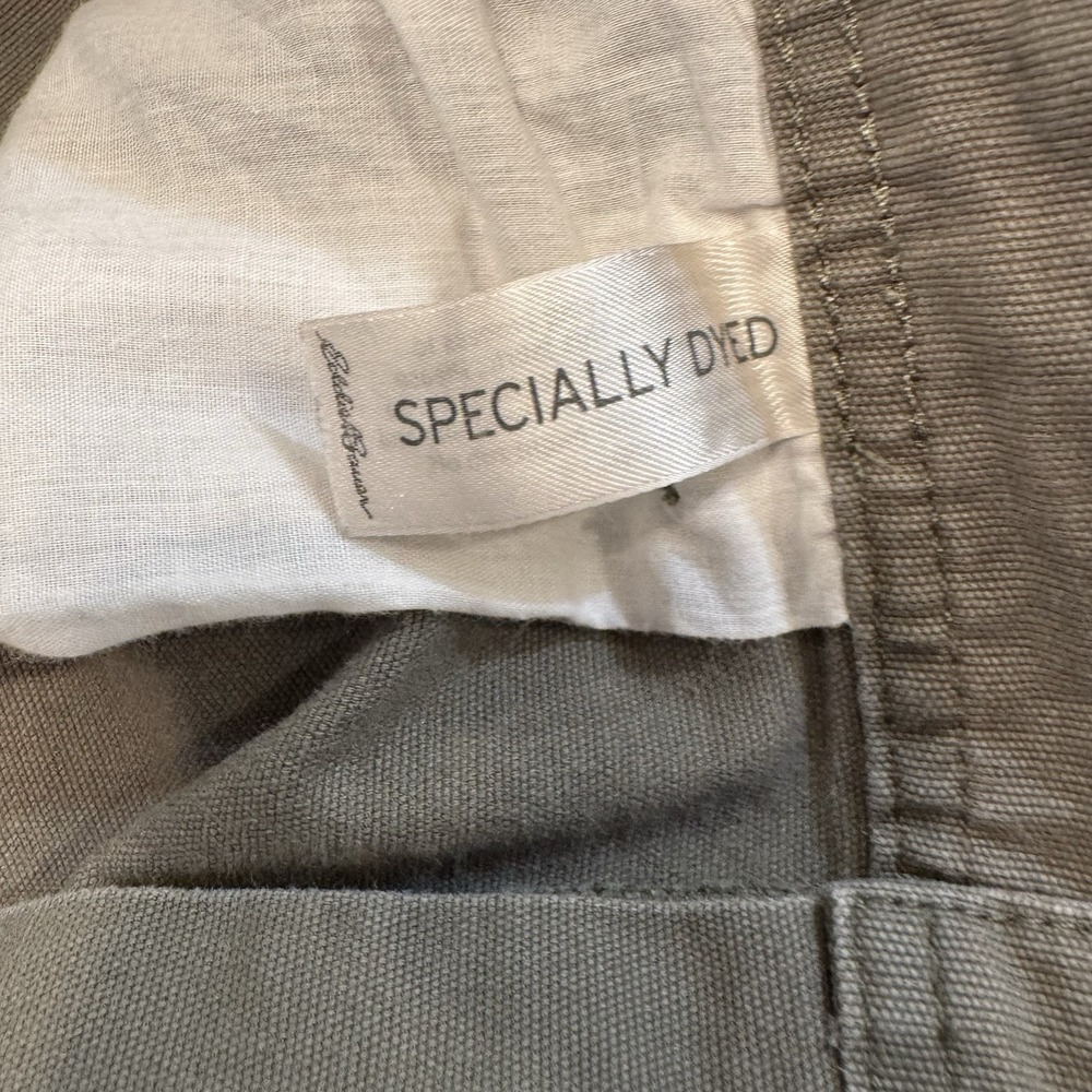 Eddie Bauer Men Pants 36x32 (36x29)Tan Khaki Utility Pants Carpenter Canvas - Picture 6 of 13
